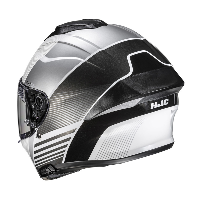 Мотошлем HJC C71 Morix черный белый