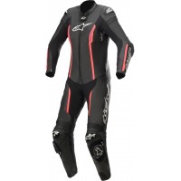 Мотокомбинезон женский Alpinestar Kira 2PC черный/красный/флуо