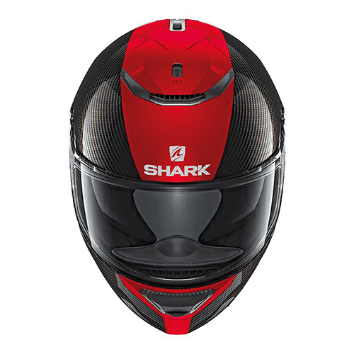 Мотошлем Shark Spartan 1.2 Carbon Skin черный красный