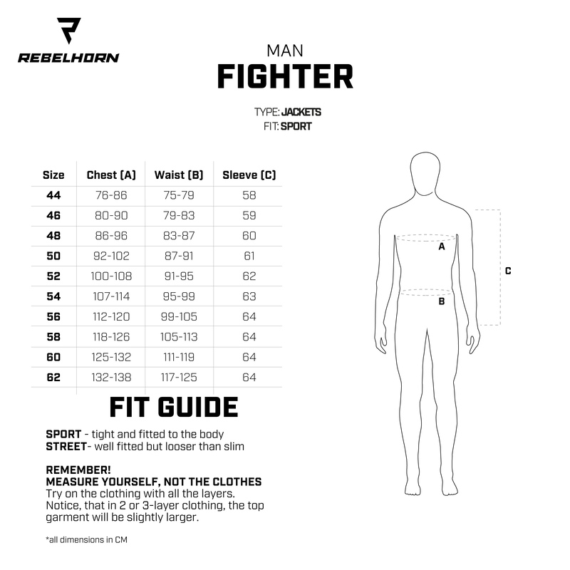 Мотокуртка кожаная Rebelhorn Fighter черный