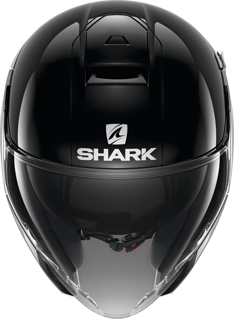 Мотошлем Shark Citycruiser Dual Blank черный серебристый