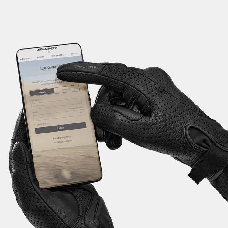 Мотоперчатки женские кожаные SHIMA BULLET 3.0 черный