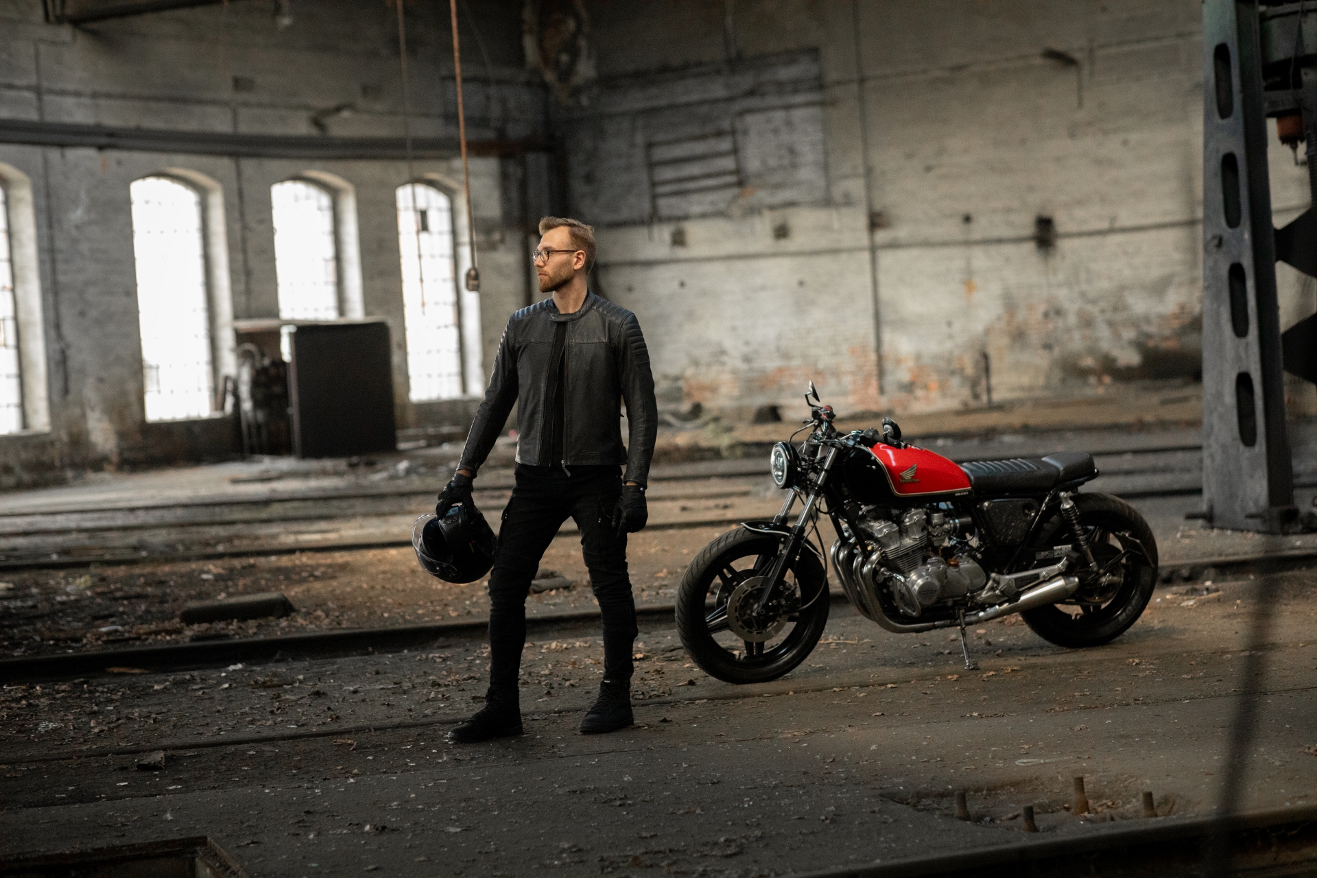 Мотокуртка кожаная Seca Wanted II черный