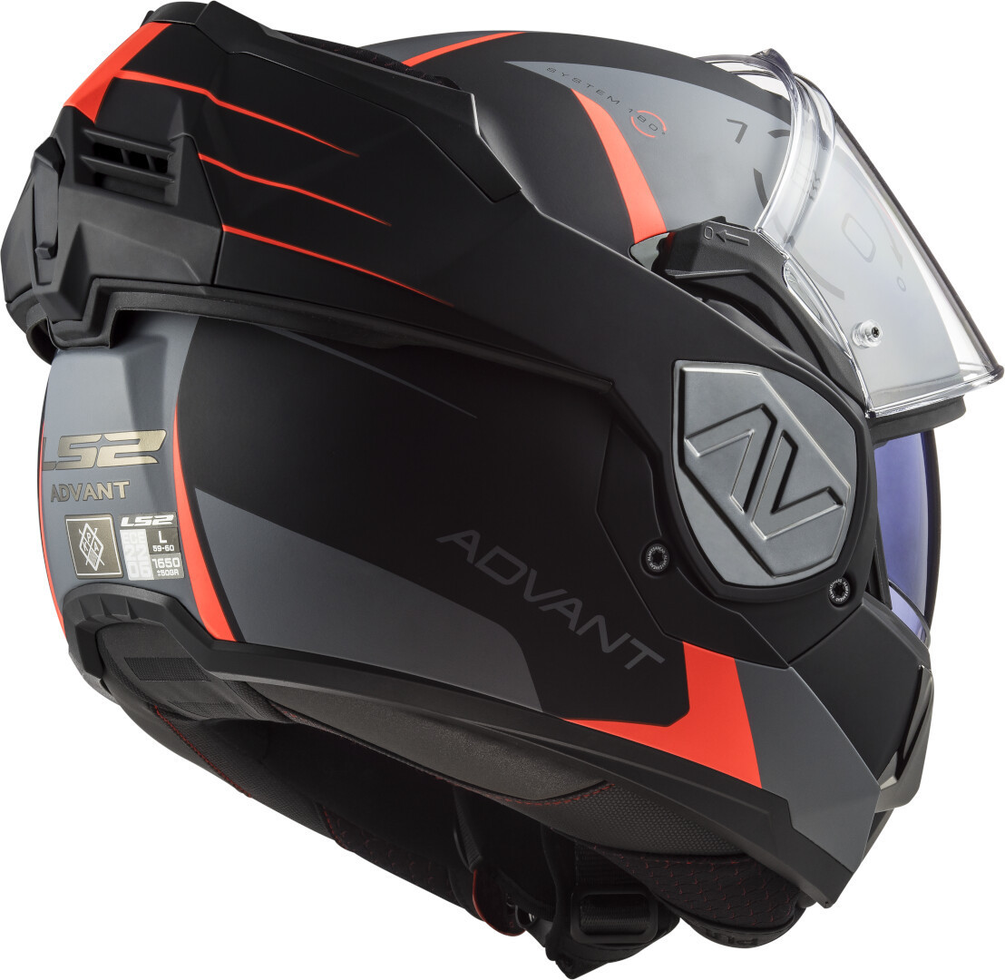 Мотошлем LS2 FF906 Advant Codex матовый черный титановый