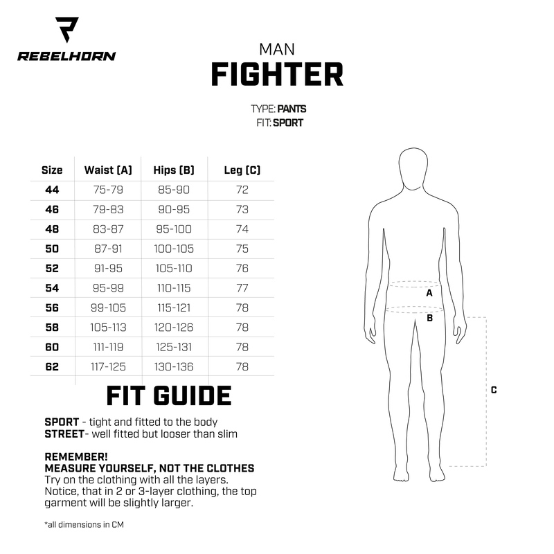 Мотоштаны кожаные Rebelhorn Fighter черный/флуо красный