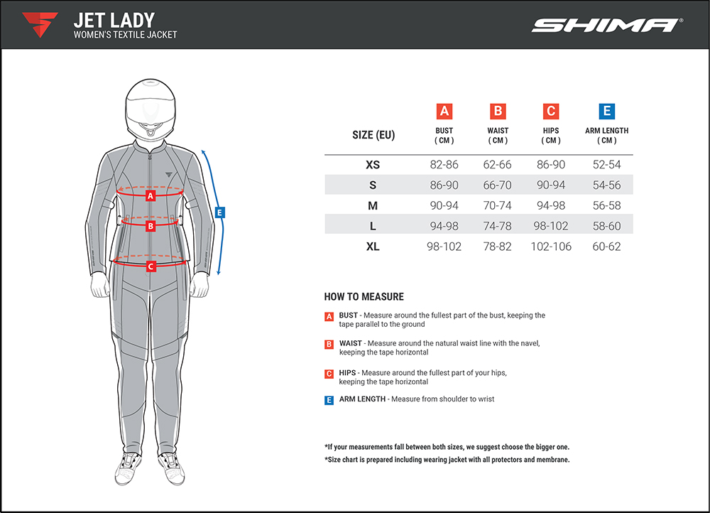 Мотокуртка женская текстильная SHIMA JET черный