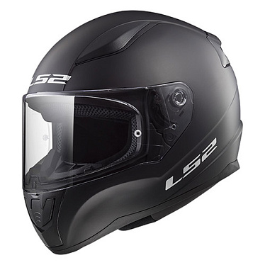 Мотошлем LS2 FF353 Rapid Single матовый черный - магазин Motostyles