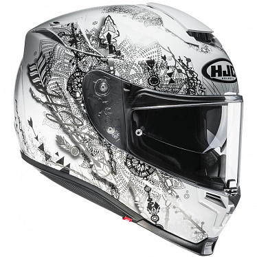 Мотошлем HJC R-PHA-70 Hanoke белый серый - магазин Motostyles