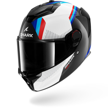 Мотошлем Shark Spartan GT PRO Carbon Dokhta белый/синий/красный - магазин Motostyles