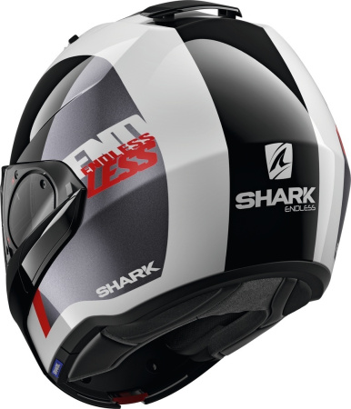 Мотошлем Shark EVO ES Endless белый/черный/красный
