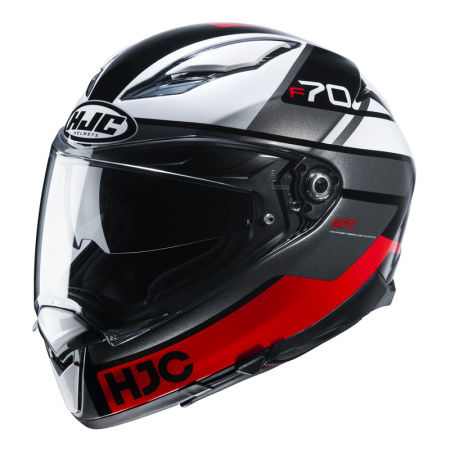 Мотошлем HJC F70 Tino черный/белый/красный - магазин Motostyles