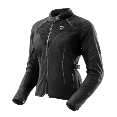 Мотокуртка женская текстильная Rebelhorn Jax черный - магазин Motostyles