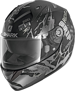 Мотошлем Shark Ridill 1.2 Drift-R черный/матовый/серый - магазин Motostyles