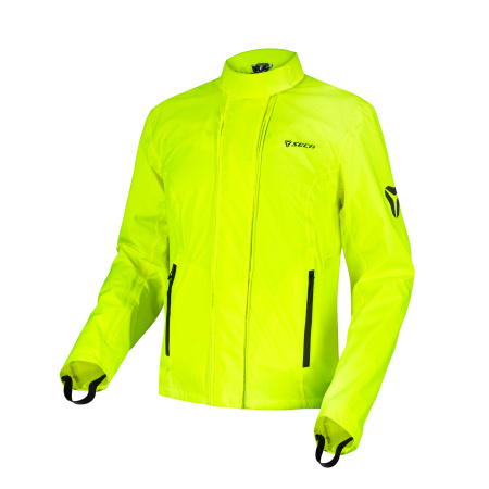 Куртка-дождевик женская Seca Multidry флуо желтый - магазин Motostyles
