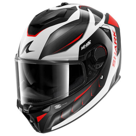 Мотошлем Shark Spartan GT PRO Carbon MEKARIUM черный/белый/красный - магазин Motostyles