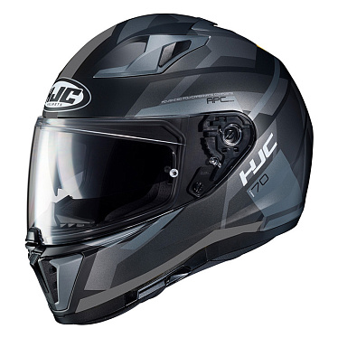 Мотошлем HJC i70 Elim черный серый - магазин Motostyles