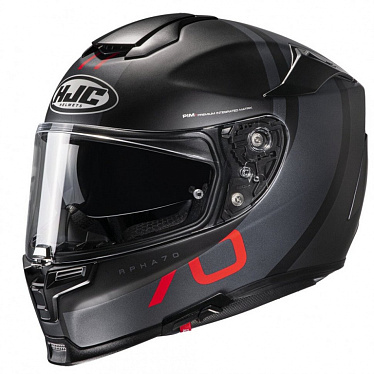 Мотошлем HJC R-PHA-70 Paika MC1SF черный красный - магазин Motostyles