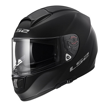 Мотошлем LS2 FF397 Vector FT2 матовый черный - магазин Motostyles