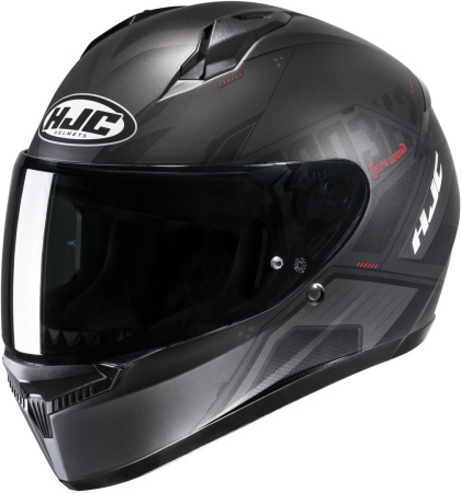 Мотошлем HJC C10 INKA MC1SF черный красный - магазин Motostyles