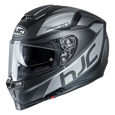 Мотошлем HJC R-PHA-70 Pinot черный серый - магазин Motostyles