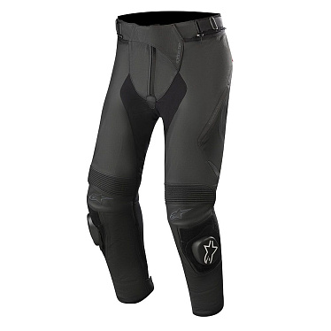 Мотоштаны кожаные Alpinestars Missile V2 черный - магазин Motostyles