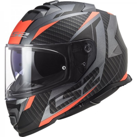 Мотошлем LS2 FF800 Storm Racer матовый/титановый/флуо - магазин Motostyles
