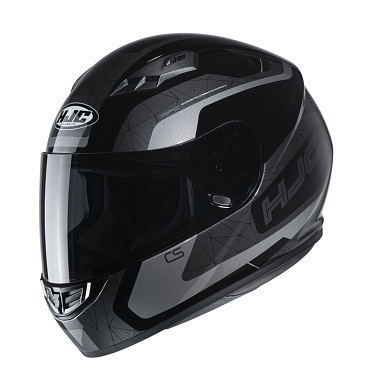 Мотошлем HJC CS-15 Dosta черный серый - магазин Motostyles