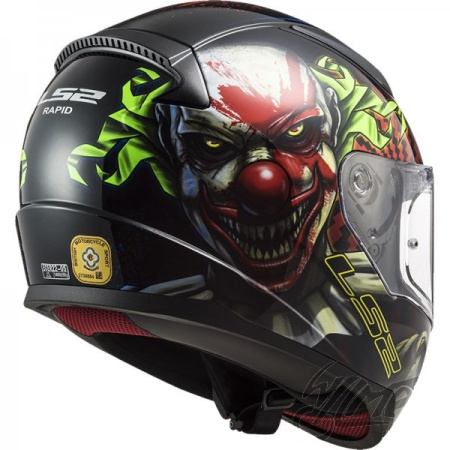 Мотошлем LS2 FF353 Rapid Happy Dreams черный - магазин Motostyles