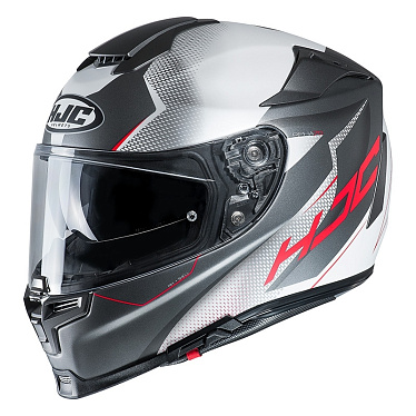 Мотошлем HJC R-PHA-70 Gadivo черный/белый/серый - магазин Motostyles