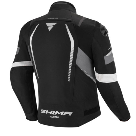 Мотокуртка текстильная SHIMA SOLID PRO черный - магазин Motostyles