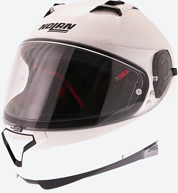 Мотошлем Nolan N87 Classic N-Com5 белый - магазин Motostyles