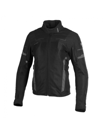 Мотокуртка женская текстильная Seca Orkan II черный - магазин Motostyles