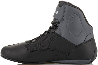 Мотоботы Alpinestars Faster 3 DRYSTAR черный/флуо/серый/желтый - магазин Motostyles