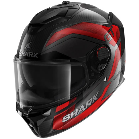 Мотошлем Shark Spartan GT PRO Ritmo Carbon красный серый