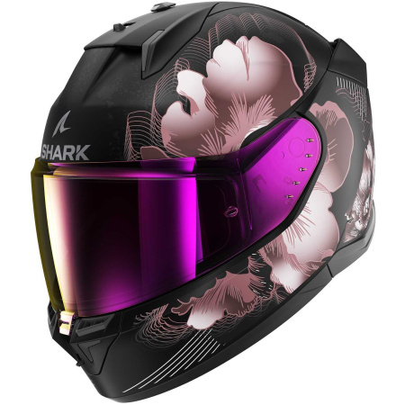 Мотошлем Shark D-Skwal 3 MAYFER MAT черный золотой - магазин Motostyles