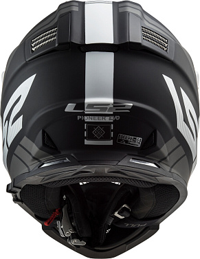 Мотошлем LS2 MX436 Pioneer Evo Evolve белый черный