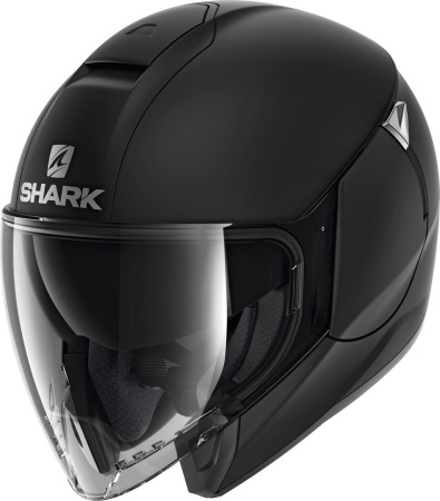 Мотошлем Shark Citycruiser Blank черный матовый