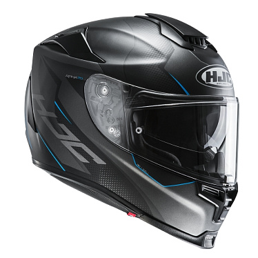 Мотошлем HJC R-PHA-70 Gadivo черный синий - магазин Motostyles