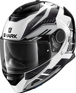 Мотошлем Shark Spartan 1.2 Antheon белый/черный/серый - магазин Motostyles