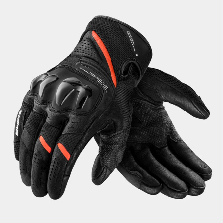 Мотоперчатки кожаные SHIMA SPARK 3.0 черный красный - магазин Motostyles