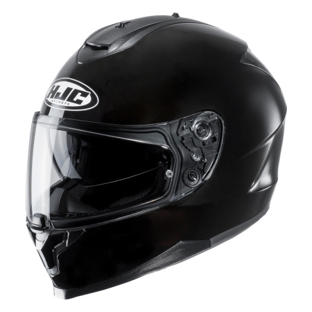 Мотошлем HJC C70 глянцевый черный - магазин Motostyles