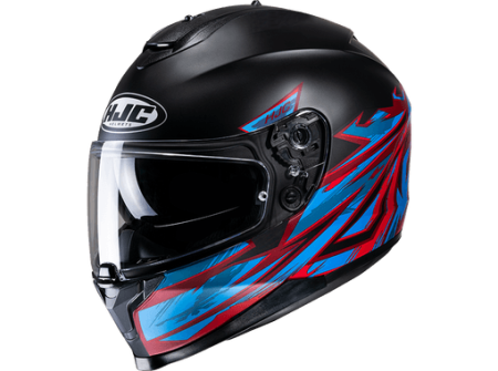 Мотошлем HJC C70 Pentas черный синий красный - магазин Motostyles