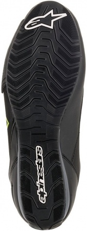 Мотоботы Alpinestars Faster 3 DRYSTAR черный/флуо/серый/желтый - магазин Motostyles