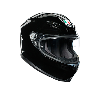 Мотошлем AGV K6 E2205 Solid черный - магазин Motostyles