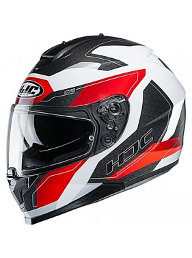 Мотошлем HJC C70 Canex белый/черный/красный - магазин Motostyles