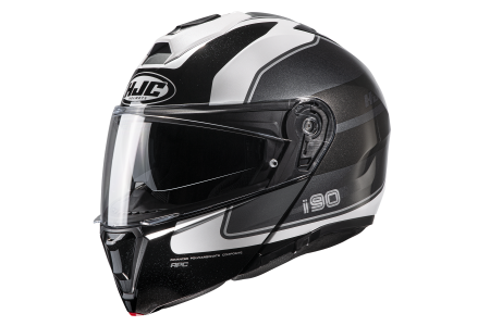 Мотошлем HJC I90 Wasco MC5 черный белый - магазин Motostyles