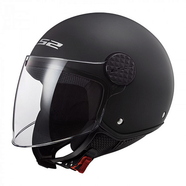 Мотошлем LS2 OF558 Sphere матовый черный - магазин Motostyles