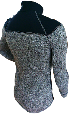 Термофутболка Starks Warm Long shirt Extreme черный серый - магазин Motostyles
