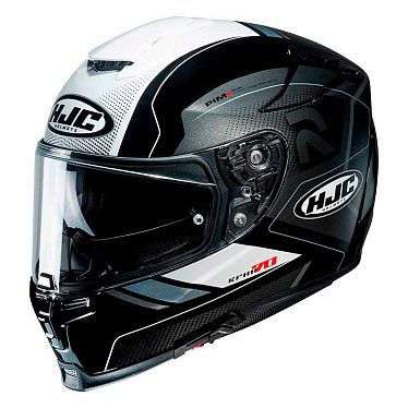 Мотошлем HJC R-PHA-70 Coptic черный белый - магазин Motostyles