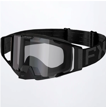 Мотоочки FXR Combat Cold Stop Clear черный - магазин Motostyles